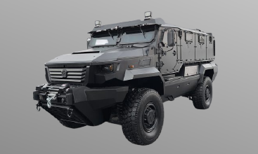 Mine-resistant armoured personnel carrier